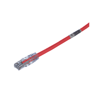 Cable de Parcheo TX6, UTP Cat6, 24 AWG, CM/LSZH, Color Rojo, 1 ft