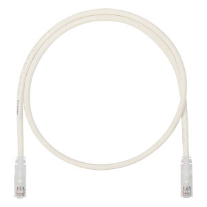 Cable de Parcheo UTP, Cat6A, 24 AWG, CM, Color Blanco, 3.05 Metros (10 Pies)