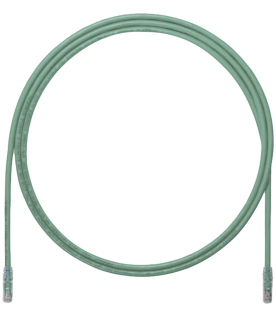 Cable de Parcheo UTP, Cat6A, 24 AWG, CM, Color Verde, 1.52 Metros (5 Pies)