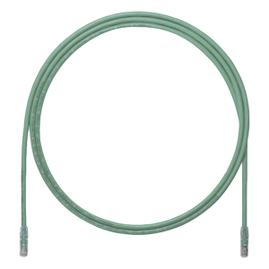 Cable de Parcheo UTP, Cat6A, 24 AWG, CM, Color Verde, 1.52 Metros (5 Pies)