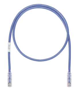 Cable de Parcheo UTP, Cat6A, 24 AWG, CM, Color Azul, 15.24 Metros (50 Pies)