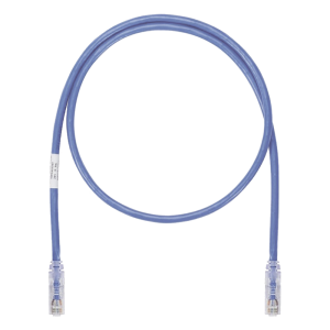 Cable de Parcheo UTP, Cat6A, 24 AWG, CM, Color Azul, 15.24 Metros (50 Pies)