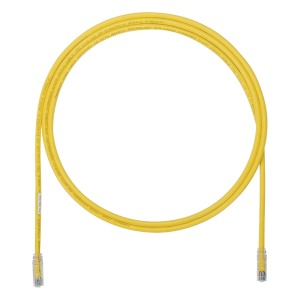 Cable de Parcheo UTP, Cat6A, 24 AWG, CM, Color Amarillo, 0.91 Metros (3 Pies)