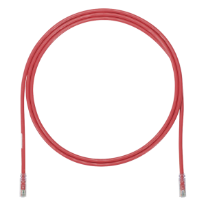 Cable de Parcheo UTP, Cat6A, 24 AWG, CM, Color Rojo, 0.91 Metros (3 Pies)