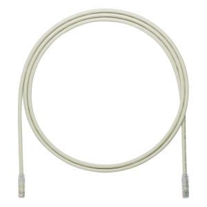Cable de Parcheo UTP, Cat6A, 24 AWG, CM, Color Gris, 0.91 Metros (3 Pies)