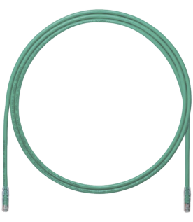 Cable de Parcheo UTP, Cat6A, 24 AWG, CM, Color Verde, 0.91 Metros (3 Pies)