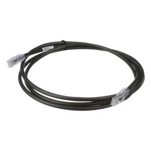 Cable de Parcheo UTP, Cat6A, 24 AWG, CM, Color Negro, 0.91 Metros (3 Pies)