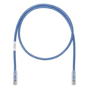 Cable de Parcheo UTP, Cat6A, 24 AWG, CM, Color Azul, 3.05 Metros (10 Pies)