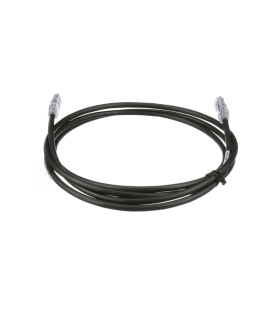 Cable de Parcheo UTP, Cat6A, 24 AWG, CM, Color Negro, 7.92 Metros (26 Pies)