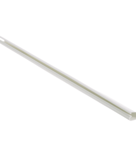 Canaleta LD5 de PVC rígido, con cinta adhesiva para instalación sin herramientas, 26 x 15 x 1828.8 mm, Color Blanco