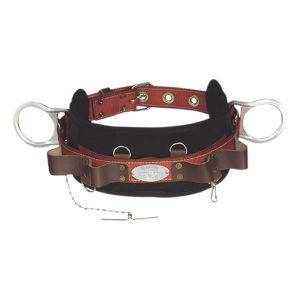 Cinturón de Liniero de Lujo, Fabricado en Poliéster, con 2 Anillos tipo D, Talla 48.