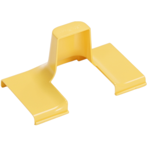 Tapa de Bajada Vertical FRSPJ2X2LYL, Para Canaleta FiberRunner® 4X4, Color Amarillo