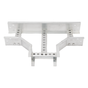 Derivación "T" Horizontal de Aluminio Perfil Z / Peralte 3 1/4" / Ancho 6"/ Radio 8" / Incluye Tornillería (CHTHEZ314R8X6AK)
