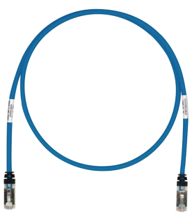 Patch Cord Cat6A, Blindado S/FTP, CM/LS0H, 15.24 Metros (50 Pies), Color Azul