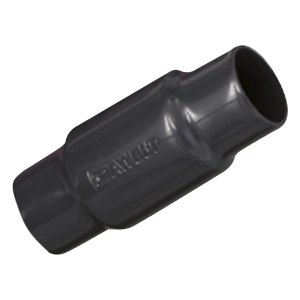 Cople de Aluminio con Recubrimiento Exterior de Pvc e Interior de Uretano Purpura para Conduit  de 3/4" (19 mm).