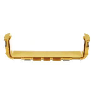 Union Recta "Cople", Para Canaleta FiberRunner™ 12X4, Color Amarillo