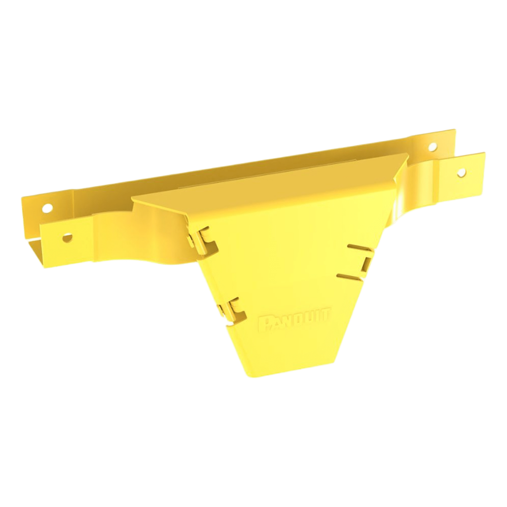 Accesorio en T con Conexión Horizontal y Bajada Vertical a 90º, Para Canaletas FiberRunner™ 2x2, Color Amarillo