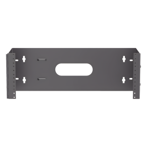 Rack Abierto de Instalación en Pared con Bisagras, Profundidad de 159 mm, 19 in de Ancho, 4 UR, Color Negro