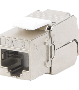 Módulo Jack Keystone Cat6 Blindado (STP) Sin Herramienta (Toolless)