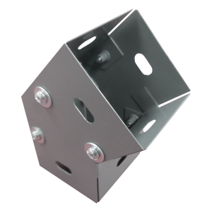 Derivación codo horizontal de 45 grados 100 X 100 mm, fabricado en lámina de acero al carbón