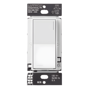 Apagador auxiliar Sunnata de pared para control de 3 vías o escalera, 120 V, compañero cableado del apagador principal del sistema RadioRA 3, color blanco brillante (White)