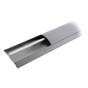 Ducto de media caña de aluminio, tramo de 2.5m de largo (8801-80300)