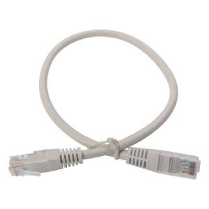 Cable de Parcheo UTP Cruzado Cat6 0.4 Metros (1.31 Pies) - Gris
