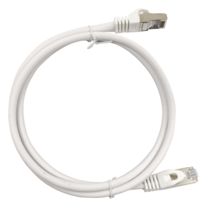Patch Cord Cat6A 10G Blindado 7.0 Metros (22.96 Pies) Blanco