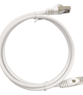 Patch Cord Cat6A 10G Blindado 3.0 Metros (9.84 Pies) Blanco