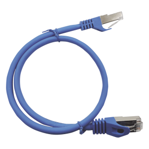 Patch Cord Cat6A 10G Blindado 1.0 Metro (3.28 Pies) Azul