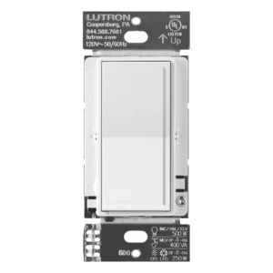 Atenuador auxiliar de pared para control desde múltiples ubicaciones (3 vías o más), sistema RadioRA 3