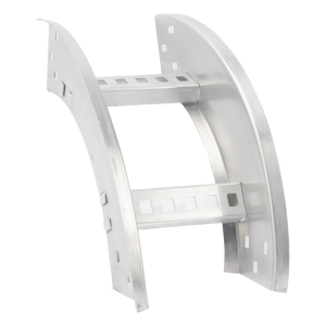 Curva Vertical Exterior de Aluminio de 90° Perfil Z / Peralte 3 1/4" / Ancho 6" / Radio 8" / Incluye Tornillería