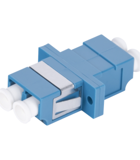 Módulo Acoplador de Fibra Óptica Duplex LC/UPC a LC/UPC Compatible con Fibra Monomodo
