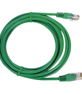 Cable de Parcheo UTP Cat6 - 2 Metros (6.56 Pies) - Verde