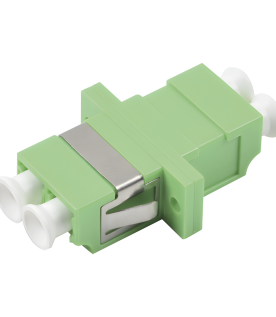 Módulo Acoplador de Fibra Óptica Duplex LC/APC a LC/APC Compatible con Fibra Monomodo