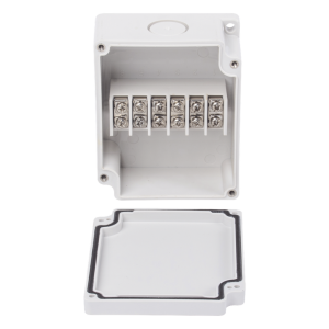 Cajas de Interconexión con 6 Terminales. De 91 x 75 x 43 mm