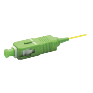 Pigtail de Fibra Óptica Monomodo SC/APC, Simplex de 2 Metros (6.56 Pies)