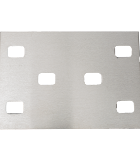 Cople para Uniones de Escalera de Aluminio / Plano / Peralte 3 1/4" / Incluye Tornilería