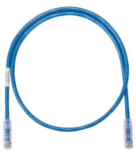 Cable de Parcheo UTP Categoría 6, con Plug Modular en Cada Extremo - 12.19 Metros (40 Pies) - Azul