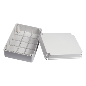 Gabinete de Plástico IP55 (190 X 240 X 95 mm). Protección EMI. Para Instalaciones Comerciales, Residenciales e Industriales. Incluye Tornillería para su Tapa.