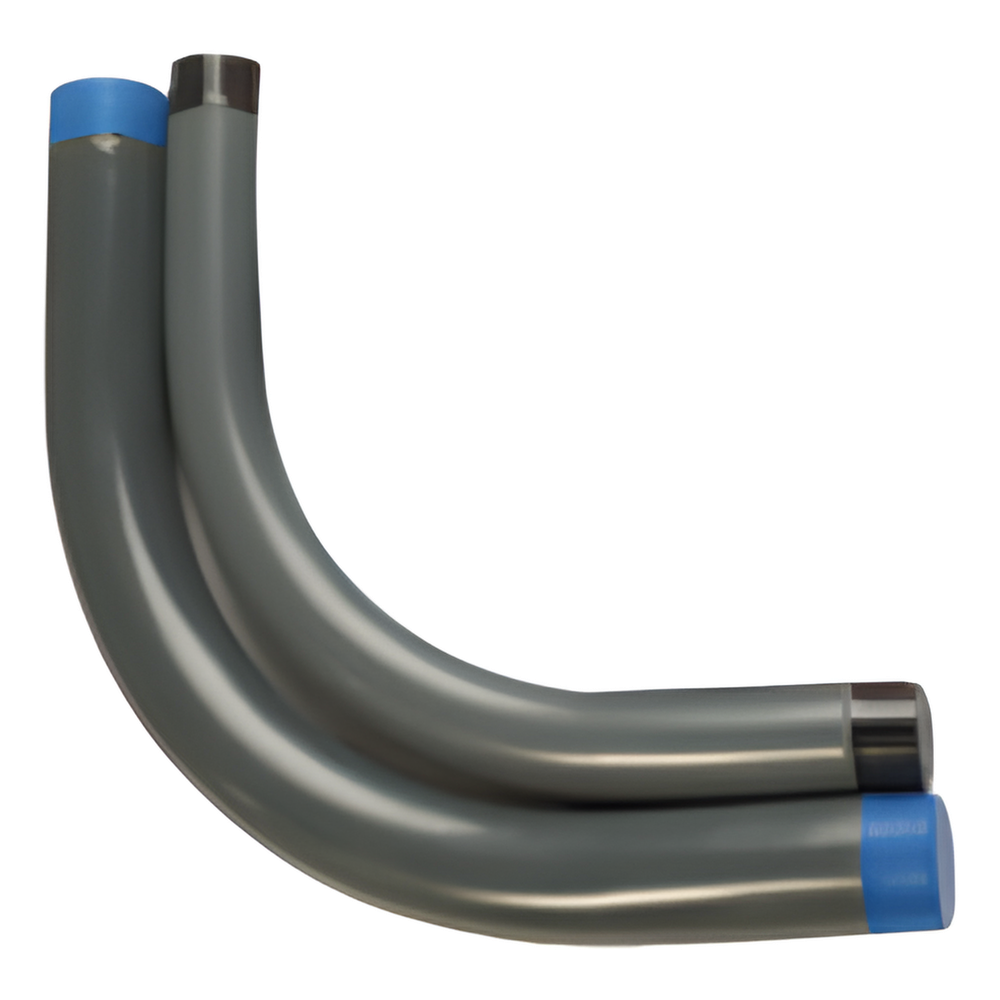 Codo Conduit Rígido de Aluminio de 1/2" (13 mm) / Recubierto de PVC / Interior de Uretano.