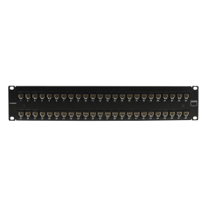 Patch Panel Ultramax. UTP, Precargado con Jacks Cat6, 48 Puertos, Plano, 2U