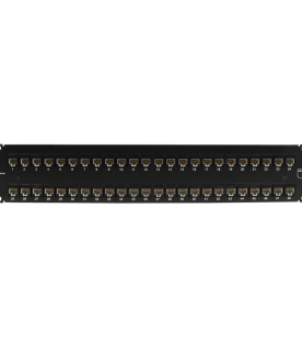 Patch Panel Ultramax. UTP, Precargado con Jacks Cat6A, 48 Puertos, Plano, 2U