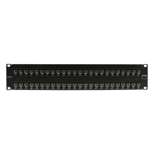 Patch Panel Ultramax. UTP, Precargado con Jacks Cat6A, 48 Puertos, Plano, 2U