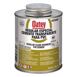 Pegamento / Cemento Claro de 473 ml para Tubo Conduit PVC Pesado.