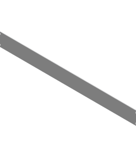 Tapa Ciega para Rack / 1 Unidad (1U) / 19 Pulgadas / Acero Calibre 14 / Pintura Electrostática Blanca / 483 x 44 mm (19 x 1.73 in)