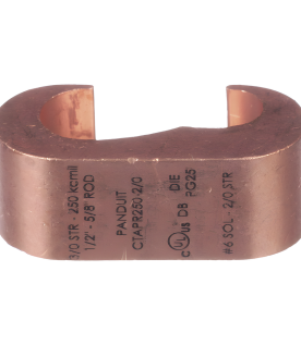 Conector de Conexión Tierra tipo "E" para Conductor de Cobre 3/0 Awg - 250Kcmil, 1 Pieza