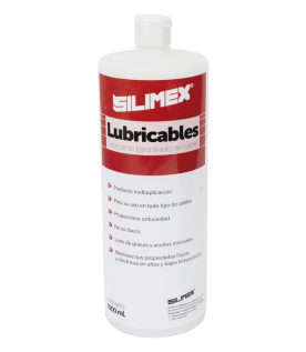 Lubricante Dieléctrico de Alta Eficiencia para Jalado de Cables Sin Daños / No es Tóxico y Compatible con Todo Tipo de Cable / Deslizamiento de Cables Seguro, Sin Fricción y Sin Riesgos / Presentación de 1 Litro