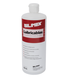 Lubricante Dieléctrico de Alta Eficiencia para Jalado de Cables Sin Daños / No es Tóxico y Compatible con Todo Tipo de Cable / Deslizamiento de Cables Seguro, Sin Fricción y Sin Riesgos / Presentación de 1/2 Litro