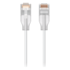Patchcord UniFi Etherlighting de 2 Metros (6.56 Pies), hasta 10G / Soporta hasta PoE+++ / Conector RJ45 Transparente para Mejores Efectos de Luz con Switches USW PRO MAX